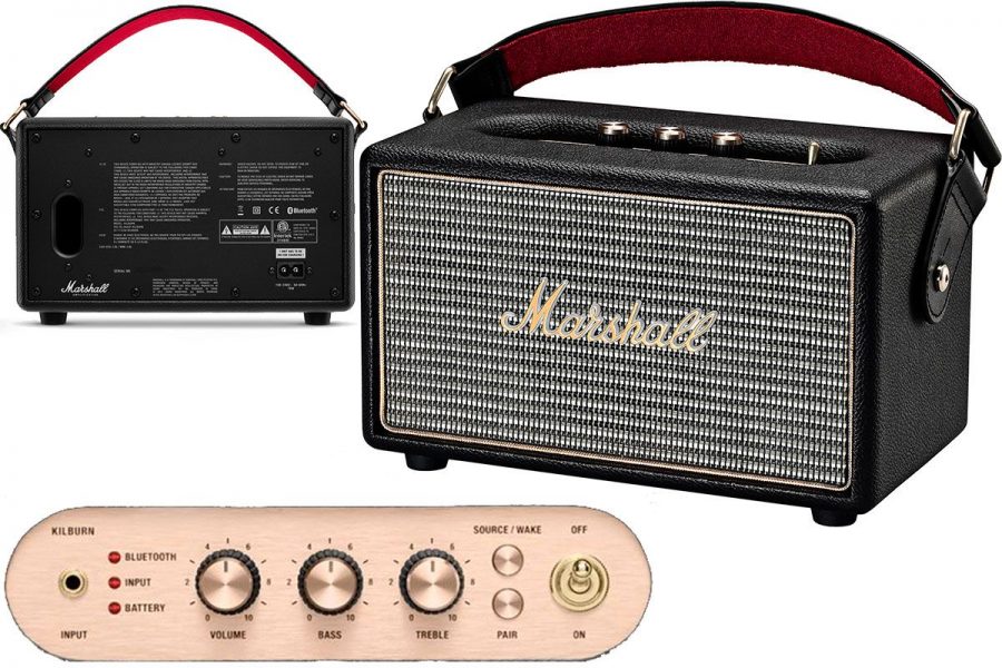 Высококачественные портативные колонки Marshall Kilburn