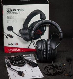 Содержимое пакета HyperX Cloud Core 7.1