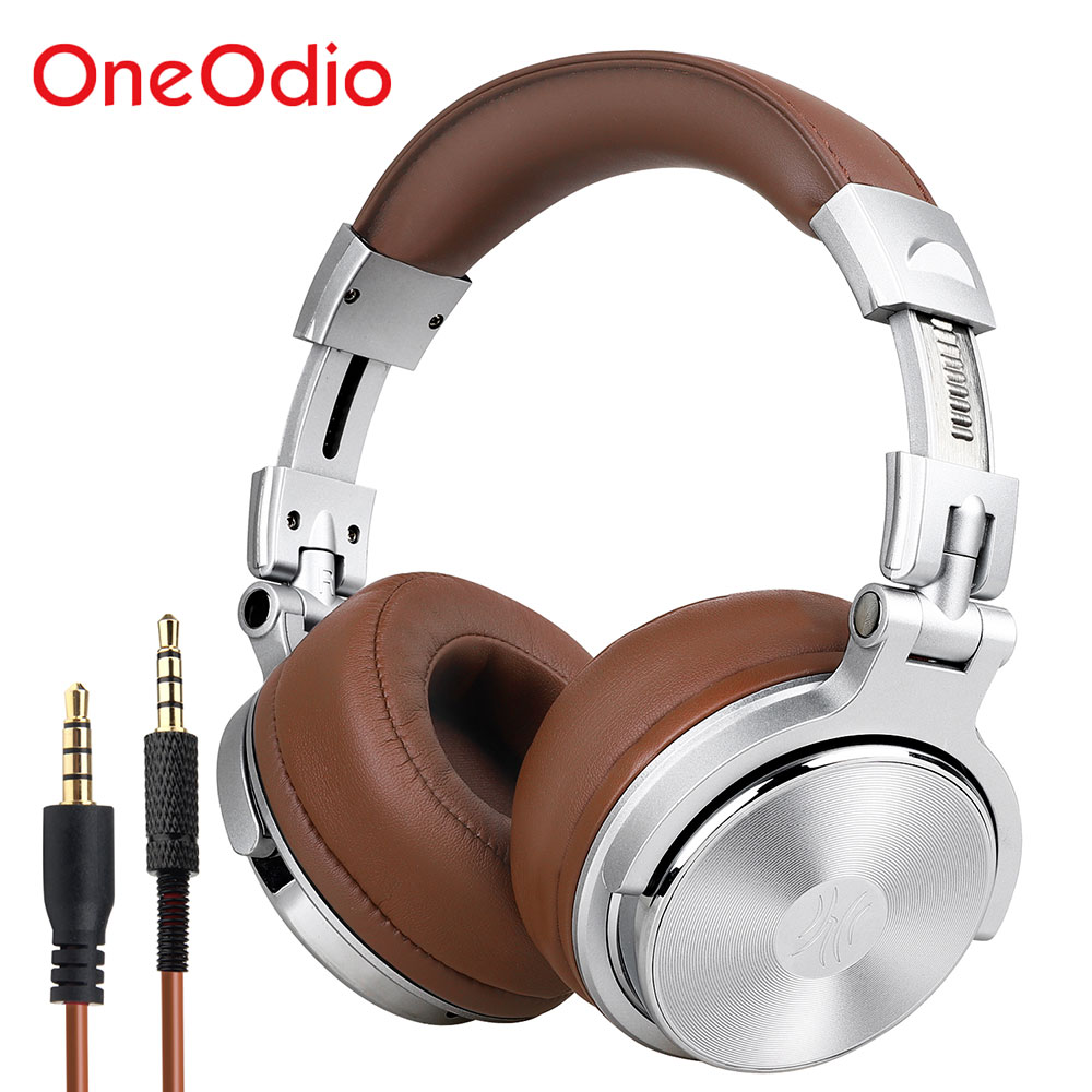 Oneodio Professional Studio DJ наушники с накладным микрофоном Проводные Hi-Fi мониторные наушники Складные игровые наушники для ПК